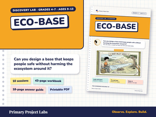 Eco-Base Discovery Lab field-notebook cover